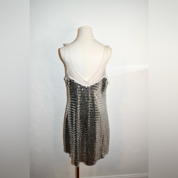 Free People Silver Sequin Chemise - Picture 13 of 15